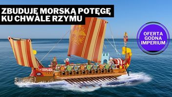 Przybyłem, zobaczyłem, do koszyka wrzuciłem. Rzymską galerą z klocków COBI ruszyłbym na podbój Morza Śródziemnego