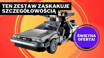 Wsiadaj, nie ma czasu na wyjaśnienia! Ten zestaw LEGO jest gorący jak kondensator strumienia przy prędkości 88 mil na godzinę