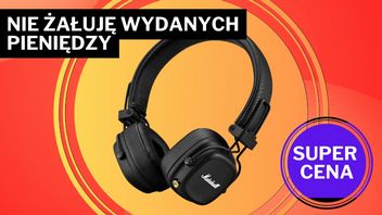 Klasa! Słuchawki Marshalla, teraz za mniej niż 300 zł, to moje spełnienie marzeń. Nie rozstaję się z nimi na krok