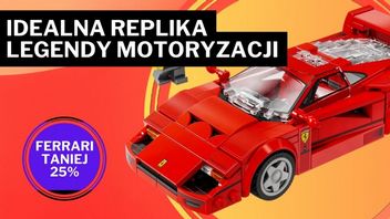Ten model Ferrari pokazuje, dlaczego LEGO jest liderem. Kultowe auto w klockowej wersji zachwyciło moje wewnętrzne dziecko