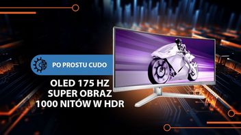 Gamingowy monitor marzeń w końcu jest dostępny w cenie niewymagającej sprzedaży nerki. Wyjątkowy OLED z Ambiglow