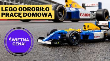 LEGO uczy się na błędach. Ikoniczny bolid mistrza świata F1 cieszy oko realistycznymi detalami, których zabrakło w McLarenie