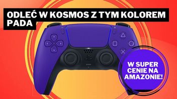 W tym kolorze pad do PS5 wygląda intergalaktycznie! Ten stylowy DualSense jest dostępny w kuszącej cenie na Amazonie