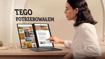 Dwa dotykowe ekrany i odłączana klawiatura sprawiają, że ASUS Zenbook DUO to świetny towarzysz w nawet najbardziej szalonej pracy