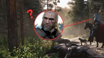 Gracze Kingdom Come 2 mają wrażenie, że znaleźli w grze Wiedźmina. Tajemniczego jegomościa z mieczem na plecach widać w jednej ze scen