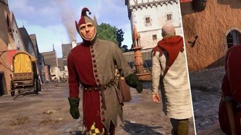 Gracz Kingdom Come 2 zmienił wszystkich mieszkańców Kuttenbergu w błaznów. Teraz to miasto czeskich klaunów