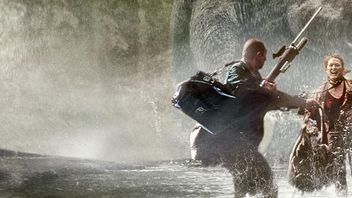 Stara gra z PS1 posiadała sekretne zakończenie, w którym Jeff Goldblum kazał graczom „dotknąć trawy”