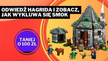 Zestaw LEGO z Hagridem uchwycił magię Harry'ego Pottera. Klocki cofną was do czasów, gdy oglądaliście Kamień Filozoficzny