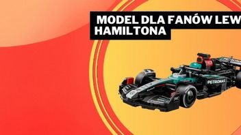 LEGO 77244 z bolidem Mercedesa to idealny model dla fanów Lewisa Hamiltona. To w nim pożegnał się z zespołem