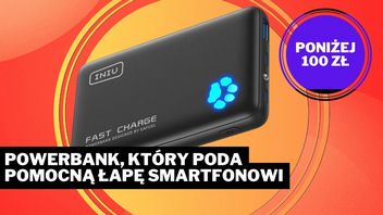 Ten powerbank to najlepszy przyjaciel człowieka! Wyświetlacz w kształcie psiej łapy wygląda uroczo, zobacz sam