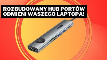 Do 6 kwietnia kupisz go z dodatkowym rabatem! Ten niepozorny produkt Acera pozwala podłączyć do komputera masę nowych akcesoriów