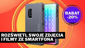 „Prawdziwy must have" za 20% mniej. Upiększy każde zdjęcie na Instagramie i rolkę na TikToku fenomenalnym oświetleniem