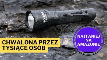 „Najlepsza latarka wszech czasów, jaką dostałem”. Ten hit Amazona z ponad 10 tysiącami opinii chwalą nawet ratownicy medyczni