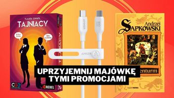 Najlepsze okazje na Amazonie - dziś przeceny sięgają nawet 51%! Możesz kupić potężny kabel Ankera i świetną powieść Sapkowskiego