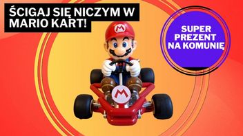 Twój salon zamieni się w tor wyścigowy dzięki niedrogiemu zestawowi Carrera RC Mario Kart Pipe Kart