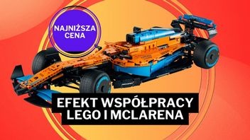 Spraw sobie własny bolid F1 w domu. McLarena w wersji LEGO złapiesz najtaniej na Amazonie