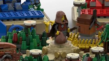 Kultową planszówkę zbudował z klocków LEGO. Nie tylko ładnie wygląda, ale i naprawdę można w nią zagrać