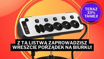 „Świetna listwa zasilająca o pięknym designie" za nieco ponad 100 zł na Amazonie. To aż 33% zniżki z okazji Prime 2025