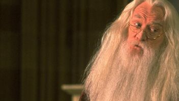 Co Dumbledore robi na plaży na zdjęciach z serialu Harry Potter? Po przetłumaczeniu zaklęcia fani są przekonani, że rozgryźli tę scenę