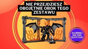Piękny i majestatyczny - w takiej cenie tylko teraz! Żaden fan LOTR nie przejdzie obojętnie obok LEGO tańszego o 200 zł