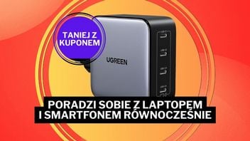Podobno „najlepsza ładowarka do wszystkich urządzeń”. Z mocą 100 W ładuje laptopa i telefon równocześnie