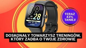 Szukałem smartwatcha do treningów i trafiłem na ideał. Ponad 40% taniej, duży ekran i tryby sportowe, które naprawdę mają sens