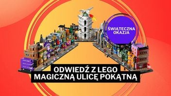 To miejsce z Harry'ego Pottera oczarowało mnie bardziej niż Hogwart. W wersji LEGO z 3000 klocków wygląda bajecznie