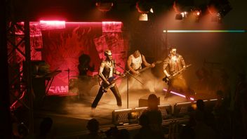 Twórcy Cyberpunka 2077 zadbali nawet o detale, które zauważą tylko muzycy. Podczas koncertu warto zwrócić na to uwagę