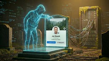 AI, któru przejmuje konto zmarłej osoby, aby nadal publikować posty i rozmawiać. Meta testowała takie rozwiązanie