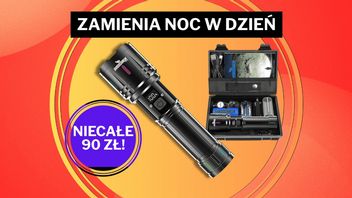 Jest potężna jak „szperacz helikoptera” i kosztuje niecałe 90 zł! Ta „najjaśniejsza w historii” latarka robi furorę na Amazonie