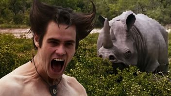 Za niemal 60 000 dolarów sprzedano nosorożca z filmu Ace Ventura, potwierdzając, że scena „porodu” pozostaje jednym z najzabawniejszych momentów w karierze Jima Carreya