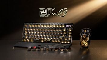Klawiatura ze złotem i ekranem OLED oraz kosmiczna myszka. Tak ASUS ROG świętuje 20-lecie