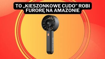Amazon znalazł sposób na upały! Ten bestsellerowy wentylator z baterią 5000 mAh jest zadziwiająco tani