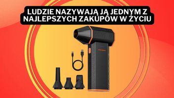 Osiąga 110 000 obrotów na minutę i wywołuje „tornado”! Hitowa dmuchawa 21% taniej na Amazonie