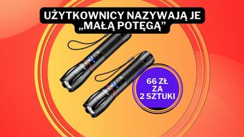 „Byłem z nich tak zadowolony, że kupiłem jeszcze trzy na prezent”. Te 14-centymetrowe latarki oferują 2000 lumenów i kosztują mniej niż niejeden pojedynczy model