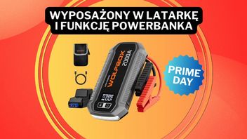 „Najlepszy zakup, jakiego dokonałem na Amazonie” 19% taniej na finał Prime Day! Awaryjny rozrusznik Wolfboxa może być dla kierowców „darem niebios”