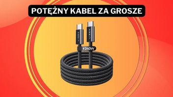 Niecałe 16 zł za 240 W, pancerny oplot i kilkadziesiąt sprzedanych sztuk! Ten 2-metrowy kabel USB-C ma ponad 17 tys. ocen na Amazonie