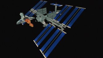 Minecraft - stacja kosmiczna i ludzkie oko dostępne do zwiedzania za darmo