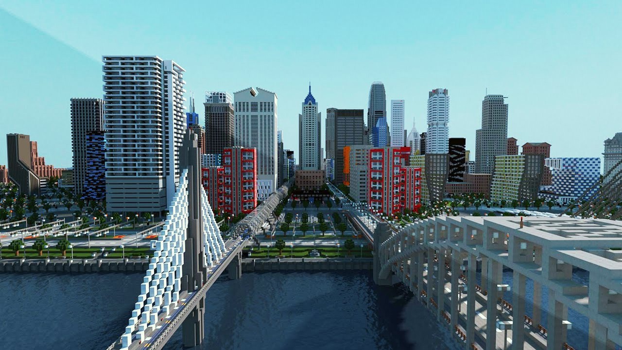 Minecraft: 400 graczy poświęciło dekadę, by stworzyć miasto.