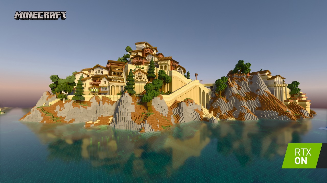 Pięć nowych darmowych światów dla Minecraft RTX.