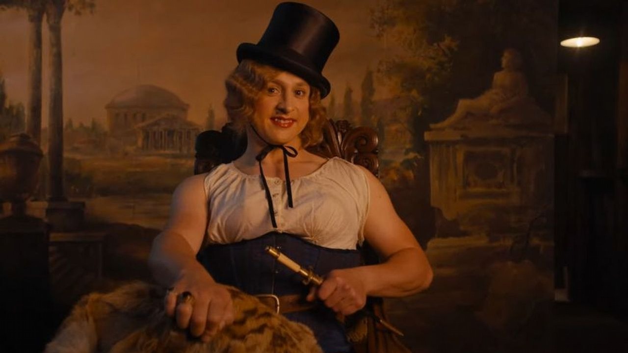 Rosyjscy rewolwerowcy i Borys Szyc jako kobieta w polskim westernie.