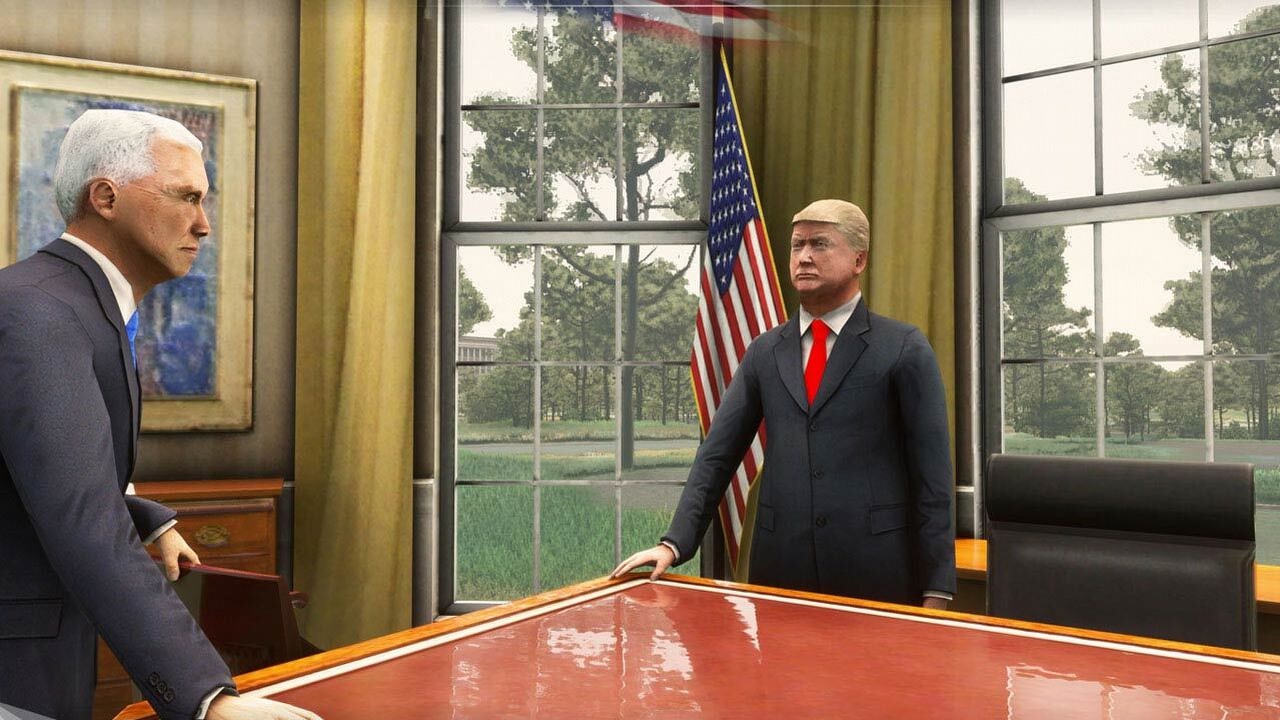 Polacy dodali Trumpa i zabytki Waszyngtonu do Flight Simulator 2020.