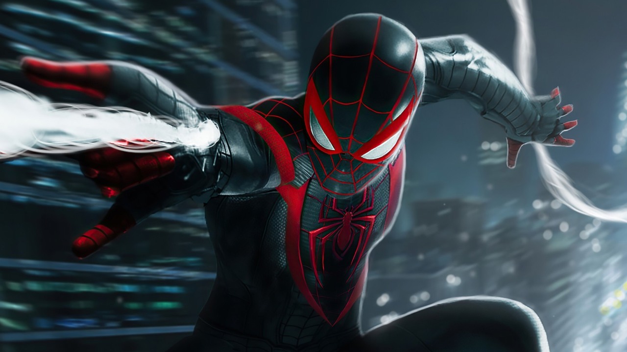 Spider-Man: Miles Morales w złocie.