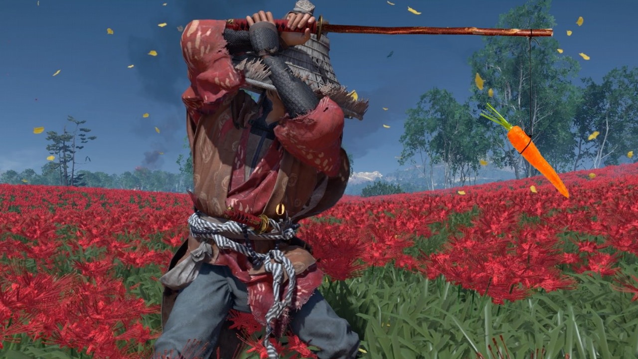 Ghost of Tsushima w 60 fps na PS5.