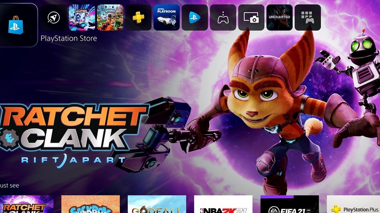 Sony prezentuje interfejs PS5.