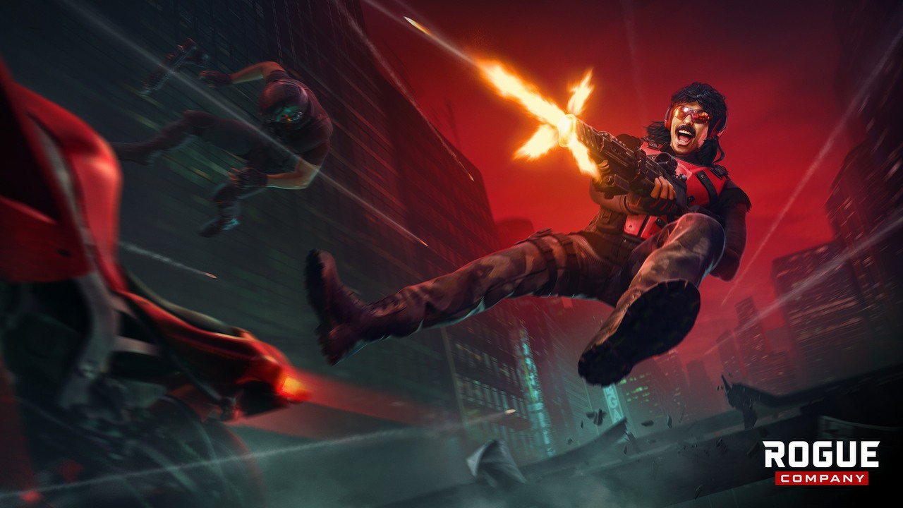 Dr Disrespect w Rogue Company - do gry trafiła skórka streamera i mapa.
