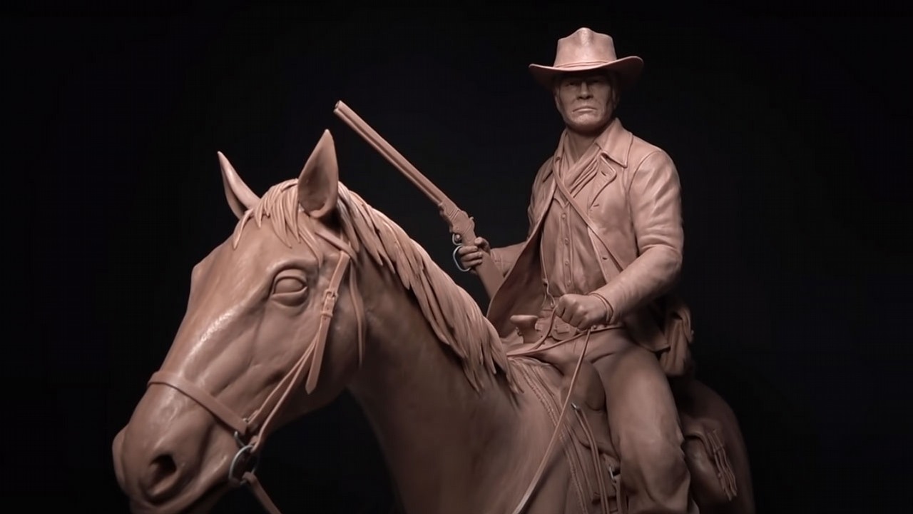 Imponująca rzeźba z Red Dead Redemption 2 hitem YouTube.