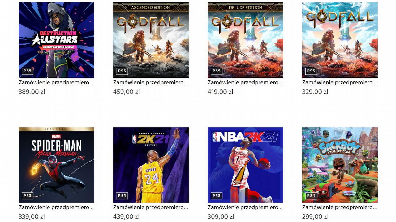 Ceny cyfrowych gier na PS5 wyczyszczą nam portfele.