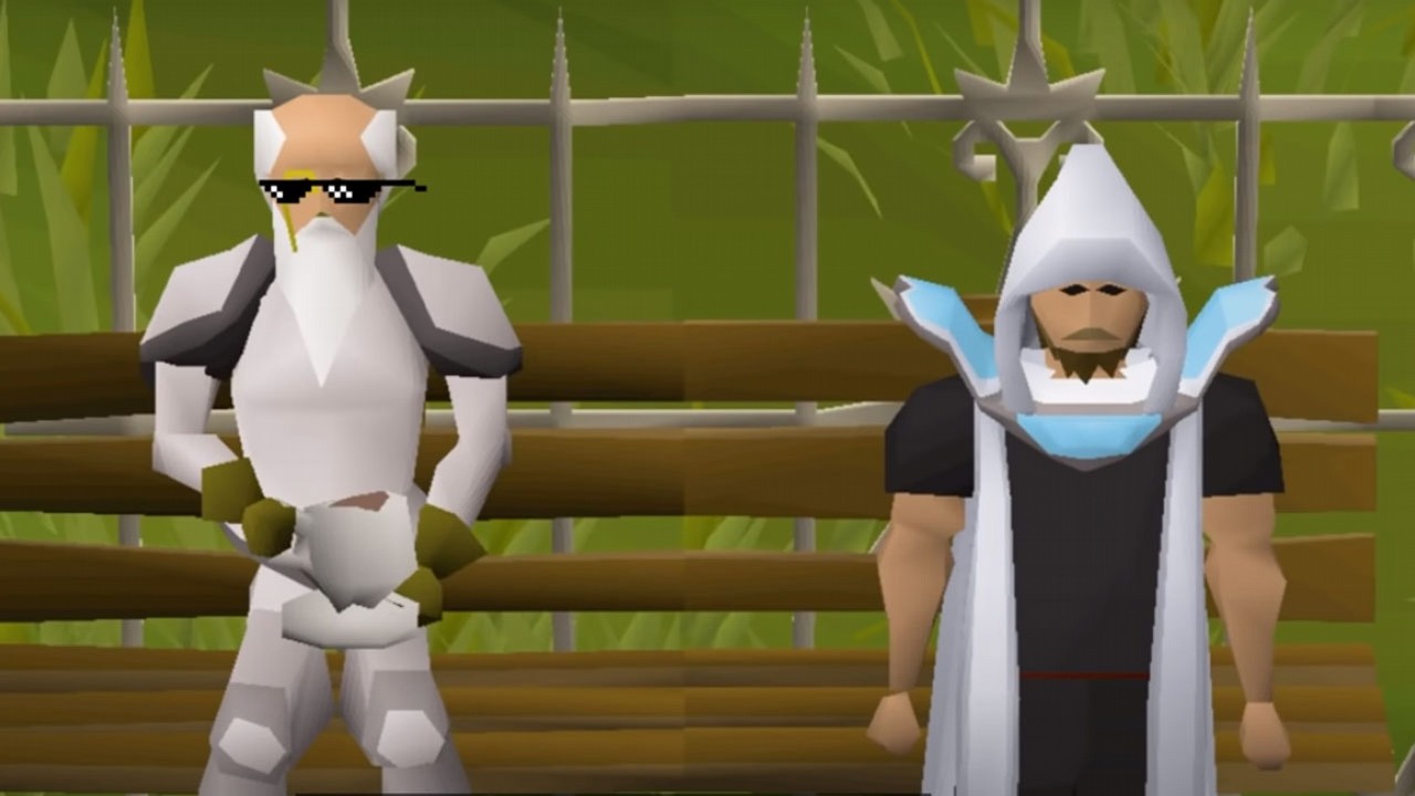 Dziadek RuneScape żwawy jak nigdy.