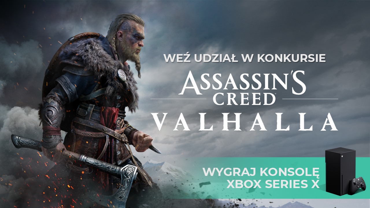 Xbox Series X do zgarnięcia w konkursie Assassin’s Creed Valhalla.